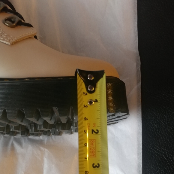 Dr. Martens "Leona" Leather Heeled Boots - Picture 12 of 13